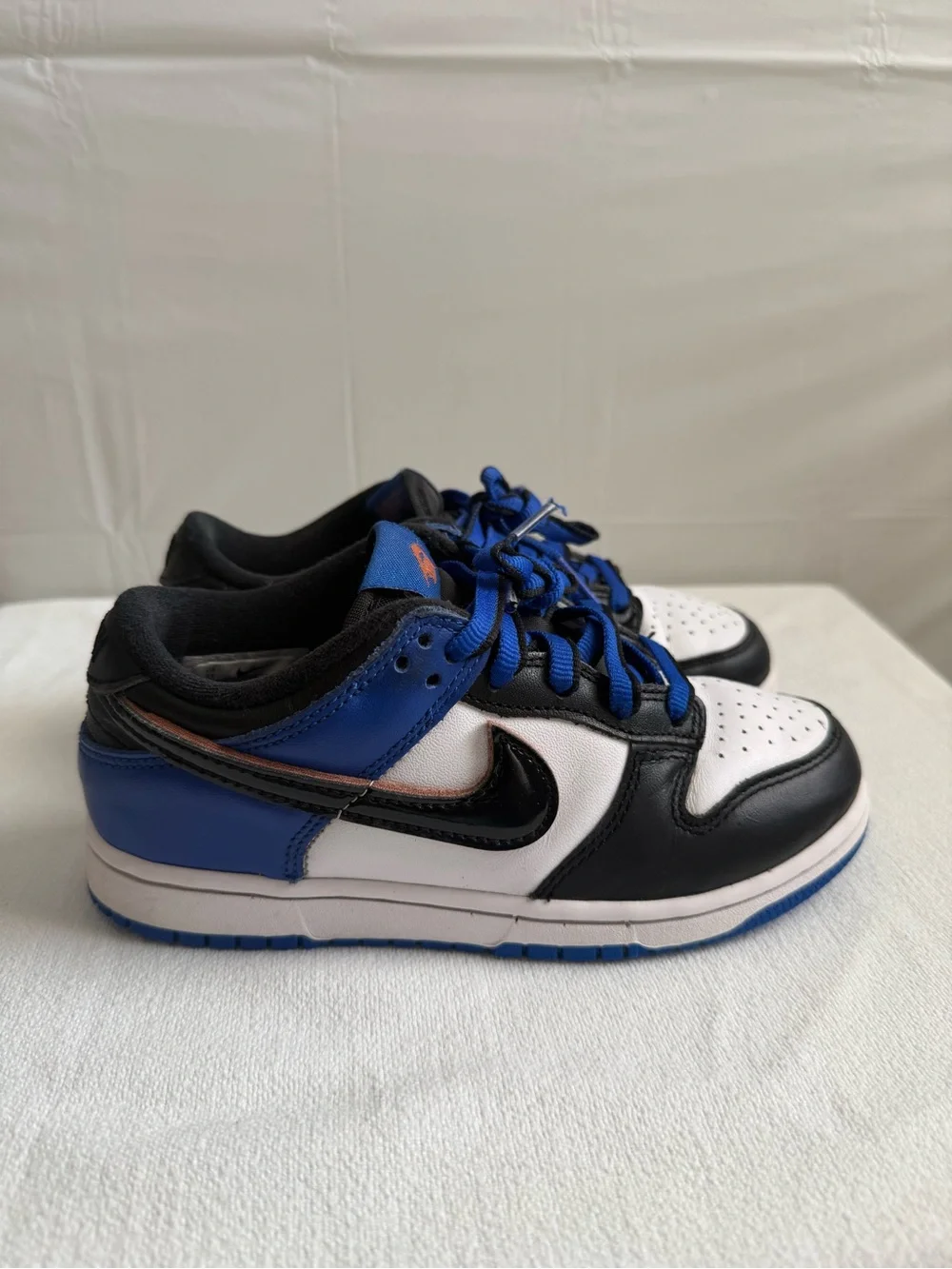 Nike Dunk Low SE PS Dance Party Racer Blue Kids Size 1Y HF0971-100 No Box